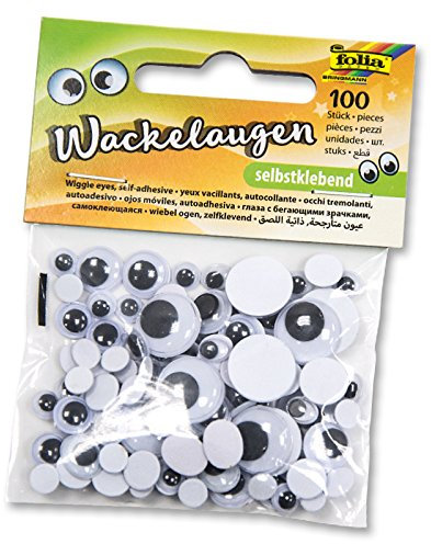 NEU Wackelaugen-Set, selbstklebend, 100 Stk.