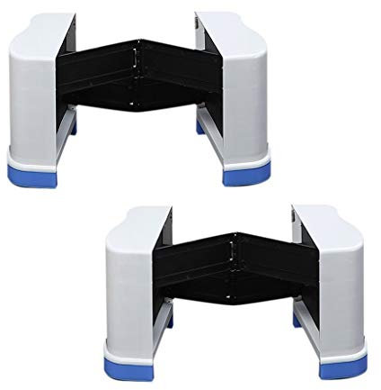 Toilettenhocker, Faltbar WC-Trainingssitz Lindert Verstopfung, Blähungen, Richtet den Doppelpunkt für eine schnellere und einfachere Linderung aus (Farbe : Blue×2)