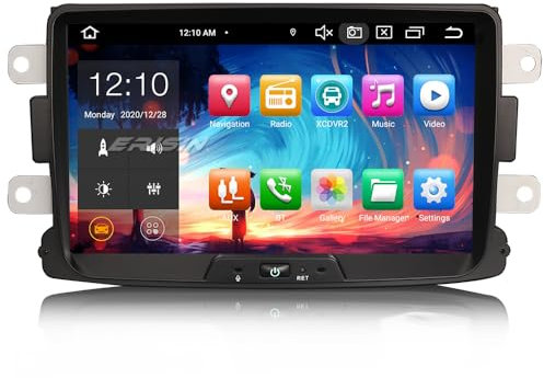 4G+64GB 8 Kern Android 14 Autoradio für Renault Dacia Duster Logan Sandero Dokker GPS-Navi Wireless Carplay Android Auto DSP Bluetooth 5.0 A2DP WiFi 4G DAB+ 8 Zoll Touchscreen