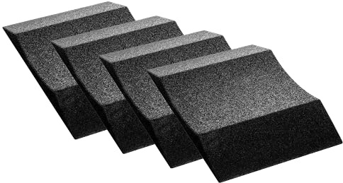 PROFIMAT® 4X Reifenschoner XXL 17-22 Zoll/bis 385er Breite | 60x40x6,5 cm – Reifenwiege aus Gummigranulat