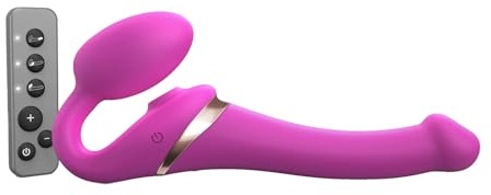 Strap On Me - Strapless Strap On Sex Toy for Couples - Wearable & Bendable Strap On - Small - Fuschia - Couples Sex Toys