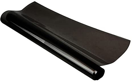 TOTMOX Film teinté Universel pour fenêtre de Voiture, Balcon, Bureau, Anti-UV, Anti-Rayures, Film de Protection Solaire pour Pare-Brise, Transmission 1 à 50%