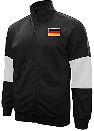 Icon Sports Active-Trainingsjacke für Erwachsene, Touchline, mit durchgehendem Reißverschluss, deutschland, M