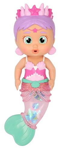 Bloopies Shimmer Mermaids Harper Bade- und Wasserspielzeug zum Sammeln Eine Meerjungfrau, die Wasser spritzt und Blasen Macht! Geschenkspielzeug für Mädchen und Jungen ab 18 Monaten