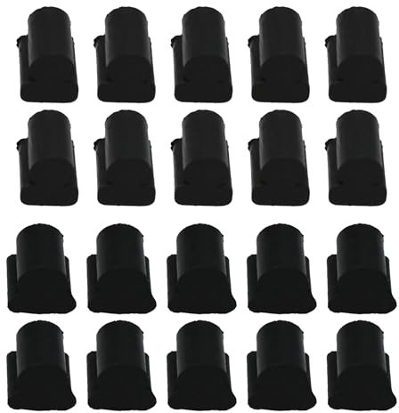 BQLZR Tenorhorn-Silikon-Pad, geräuschbeständig, Drehventilstopper, groß, klein, 20 Stück