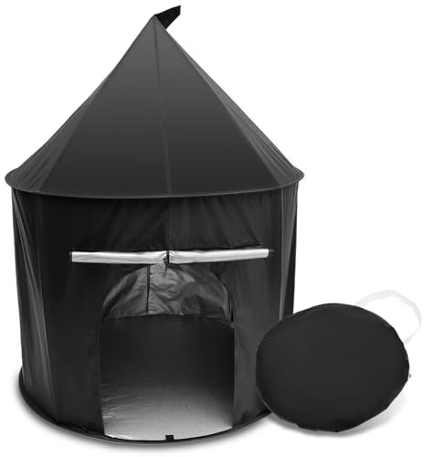 Gatphy Pop Up Den Tent Foldable Calm Corner Blackout Tent Oxford Cloth Calm Down Tents with Bag Pop up Playhouse Corner Play Tents for Kids (39.4x39.4x39.4 Style1)