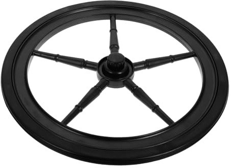FOYTOKI Replacement Caster Wheel for Heavy Duty Carts Solid Rubber Garden Cart Tires Suitable for Wheelchair Walker Dolly Grocery