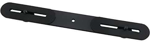 Staffa per flash ZCZQC da 1/4 per doppia fotocamera da 27 cm, barra di estensione per flash con 2 viti da 1/4 per fotocamera DSLR, luce LED, flash e microfono