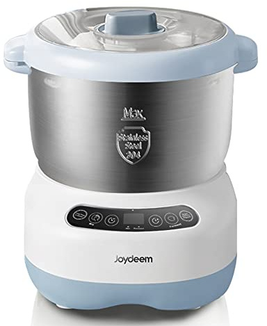 Joydeem Electric Dough Maker with Ferment Function, Microcomputer Timing, Face-up Touch Panel, 7.4Qt, 304 Stainless Steel, JD-HMJ7L