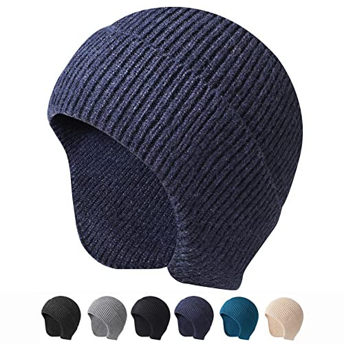 Arcweg Wintermütze Herren Weich Warm Strickmütze Beanie Mütze Atmungsaktiv Mütze für Damen und Herren Unisex Outdoor