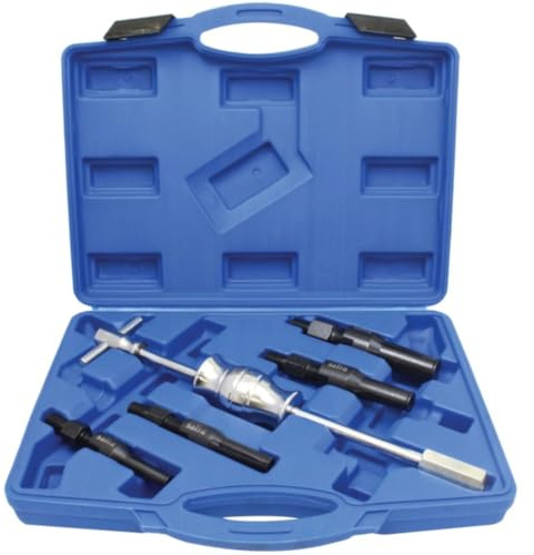 Estrattore Cuscinetti Interni con Martello a Inerzia 10-32 mm – Kit Estrattore Cuscinetti Interno – Set 4 Pinze Espansibili per Cuscinetti Ciechi – Attrezzo Meccanico Auto Moto Officina