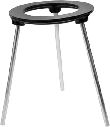 OUNONA Lab Tripod Stand Für Alkoholbrenner Stabiler Abnehmbarer Stand Gusseisen Für Chemie-experimente Für Labor Und Unterricht