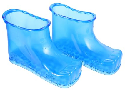 minkissy 1 Par Zapatos En Remojo Mini Silla Casa De Muñecas Decoración Asiento De Inodoro De Una Sola Capa Cojines De Asiento Doble Mini Patas De Mesa Sky-blue De Polivinilo