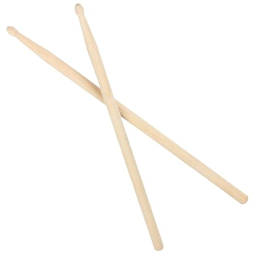 Schlagzeugstöcke 1 Pair Drumsticks Maple Wood for Jazz Drum Exercise, Serviceable Heavy-duty Drum Sticks Zum Spielen(7A)