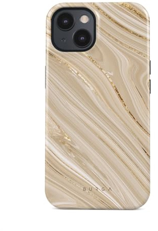 BURGA Handyhülle für iPhone 15 – Unisex Hybrid-Schutzhülle mit stoßdämpfendem TPU & kratzfester Außenschale, erhöhter Displayrand, MagSafe-kompatibel, kabelloses Laden, stylisches Design