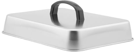 Xijobido Campanas para Fundir Queso | Cubierta De Alimentos Rectangular para Parrillas - Tapa Cocción Plancha con Mango Resistente al Calor para Barbacoa Exterior