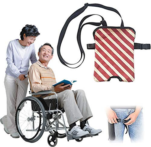 Enwepoeo wasserdichte Katheter-Tasche, Urinkatheter Leg Support Kit mit Verstellbarem Schultergurt, Kann Gewaschen und Wiederverwendet Werden für Home Reise Rollstuhl Bed, 2000ml,C,1000 ml