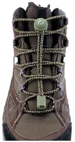 Lacets extra longs sans lacets, élastiques ronds sans lacets pour chaussures de randonnée, bottes de travail et chaussures de course