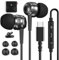 USB C Headphones with Mic for Samsung S23 S22 S21 S24 Ultra A55 A54 A35 A34 A53 Z Flip 6 Type C Headphones Stereo USB C Earphones for iPhone 15 Pro Max iPad 10 Google Pixel 9 8 Pro 8a OnePlus 12 Pro