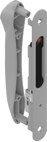 Coquille double à cylindre finition alu type 6796 pour fermetures encastrées série 6790 coulissant menuiserie aluminium