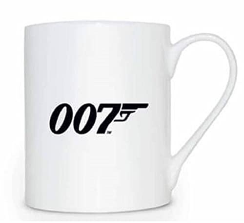 James Bond - Taza Diseño 007 de Porcelana Fina (Talla Única) (Blanco)