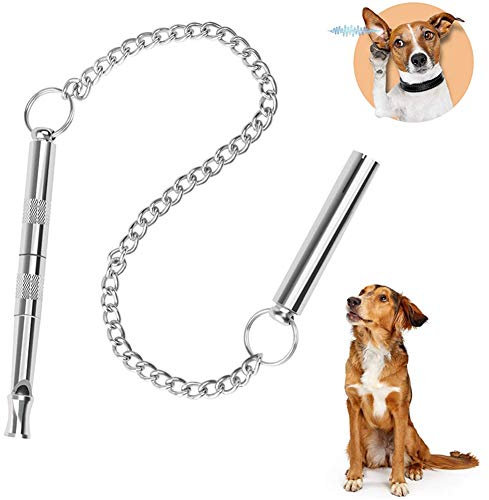 Jjoer Hundepfeife Hochfrequenz Hundepfeife Hochfrequenz Lautlos Notfall Pfeife Stille Hund Whistle Stop Barking Hund Verhalten Trainer Metall Pfeife