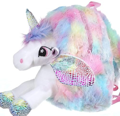 FunBlast Unicorn Soft Bag for Kids School & Picnic Bag / Lightweight Travel School Mini Backpack for Girls & Kids (Random Color)