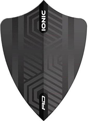 RED DRAGON Hardcore Schwarz Freestyle Dart-Flüge - 3 Sätze pro Packung (insgesamt 9 Dart-Flüge)