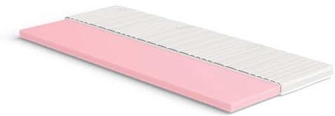 Meisterschlaf Surmatelas en mousse à froid 130 x 160 cm (l x L) – Tencel 3D – Moyen – Hauteur 7 cm – Certifié Öko-Tex – RG 45 kg/m³ – Fabriqué en Allemagne
