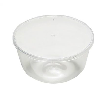 SOLEPLASTIC Contenitori Per Dolci Liscio Con Coperchio Contenitori Per Dolci In Plastica Riutilizzabili Ideale Per Zuccotti (1000, 25)