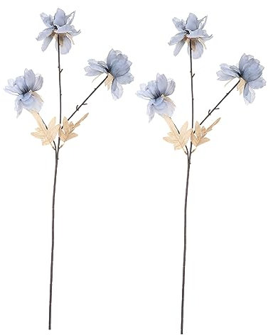 Künstliche 2 Stück aus Kunststoff Dan Schneeblumen für Hochzeitsdeko