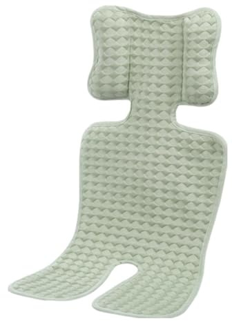 Huayeex Copriseduta Passeggino Estivo, Cuscino e Materassino Traspirante Seggiolino Bambini (Verde)