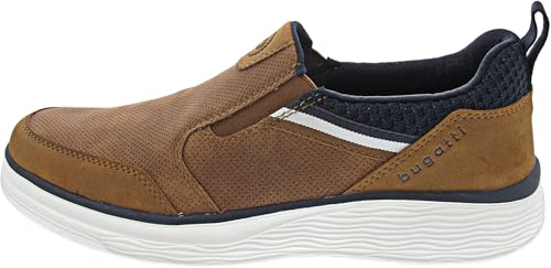 bugatti Scarpe da Uomo comode con Lacci in Memory Foam, Eleganti, Casual, Facili da Indossare, in Solette intercambiabili, da Uomo, 43 EU