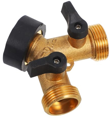 Milisten Washing Machine Valve Connector Way y Splitter for Garden Hose Faucet Hose Splitter