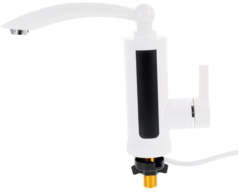 Gatuida Robinet Électrique D’évier Cuisine Instantané 220 V Abs Résistant la Corrosion Chauffage Rapide Eau Chaude pour Usage Domestique Hiver