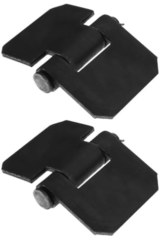 FIXOSHEE Charnières de Remorque à Souder Épaisses en Acier 2 Pièces Charnière Amovible pour Portes Industrielles et Rampes de Remorque, Usage Camping-car et Portail, Quincaillerie Robuste