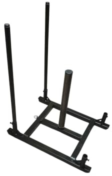 Trineo de Arrastre y Empuje para Crossfit, Hyrox y Gimnasio, Sled de Fuerza Compatible con Discos Olímpicos de 50 mm Entrenamiento Funcional, Sprint, Potencia (Trineo 30MM)