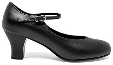 Capezio Cassie Character Shoe, Black, 4.5 M