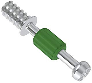 100 x Einschraubdübel Möbelverbinder Schrankverbinder Spannmaß: 24mm