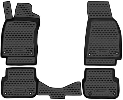 Element Passgenaue Premium Antirutsch Gummi Fußmatten - Jeep Grand Cherokee, schwarz