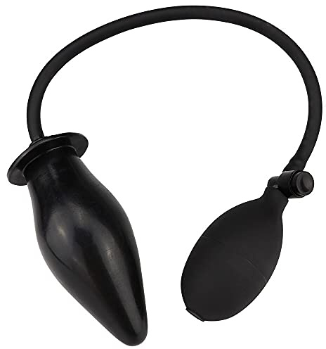 Plug anale Diametro di espansione 14 cm Dildo gonfiabile Plug anale con 5 perline Colonna in silicone incorporato Enorme Butt Plug Ass Giocattolo del sesso anale