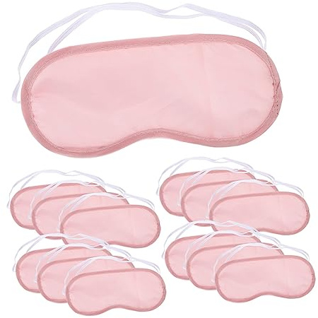 FRCOLOR 20st Einweg-augenmaske Atmungsaktive Augenmaske Rosa Augenmasken Augenschutz Zum Schlafen Massengeschenke Verdunkelungs-schlafmasken Schlafmaske Seide Hautpflege Reisen Polyester