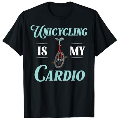 Einrad Fahrrad Lustiges Training Lernen Radfahren T-Shirt