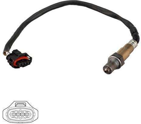 DELPHI Lambdasonde Oxygen O2 Sensor Planarsonde Beheizt für OPEL Corsa D Schrägheck (S07) 325mm ES21083-12B1