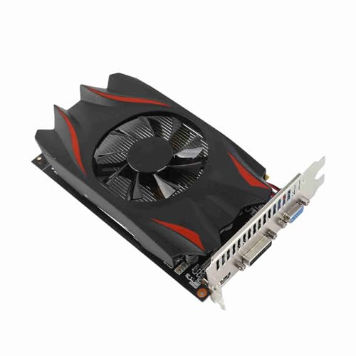 Annadue Scheda Grafica 1050, Scheda Grafica GPU DDR5 128 Bit PCI Express 2.0 16X da 2 GB per Giochi per PC, Scheda Video per PC con Ventola di Raffreddamento, Supporto DirectX 12