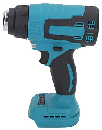 Pistolets Thermiques Tbest, Pistolet à Air Chaud sans Fil 18 V Chaleur 2 Niveaux de Température 380 ℃ Maximum avec Buse d'épandage d'Air de Concentrateur de Réflecteur