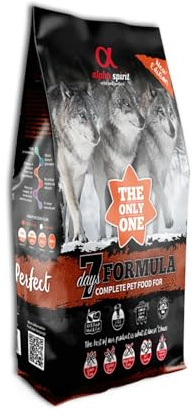 Alpha Spirit Fórmula 7 Días Pienso Natural para Perros 12 KG - Comida Seca para Perros Sin Cereales, Hipoalergénico, Alta Energía, Adultos y Cachorros, Grain Free, Variety Pack, Alta Proteína