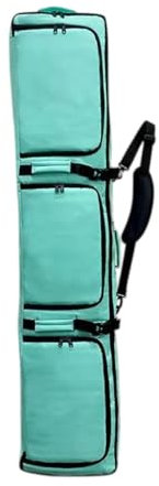 kowaku Skitasche, Snowboardhülle mit Rollen für Flugreisen, wasserdichte Tasche für Skiausrüstung, Snowboard-Rucksack für den Wintersport im Freien, GrÜn