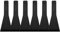 Jimkply - Set di 6 raschietti per raclette, spatola, spatola per raclette, spatola in nylon, spatola per padelle, cucchiaio da cucina antiaderente