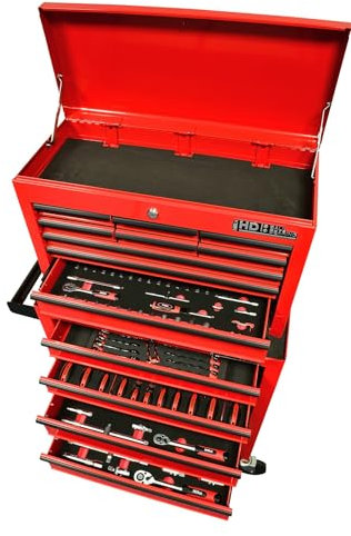 Hilka TKE186 186 pce EVA Kit in 14 Drawer Chest & Trolley